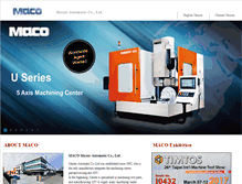 Tablet Screenshot of macocnc.com